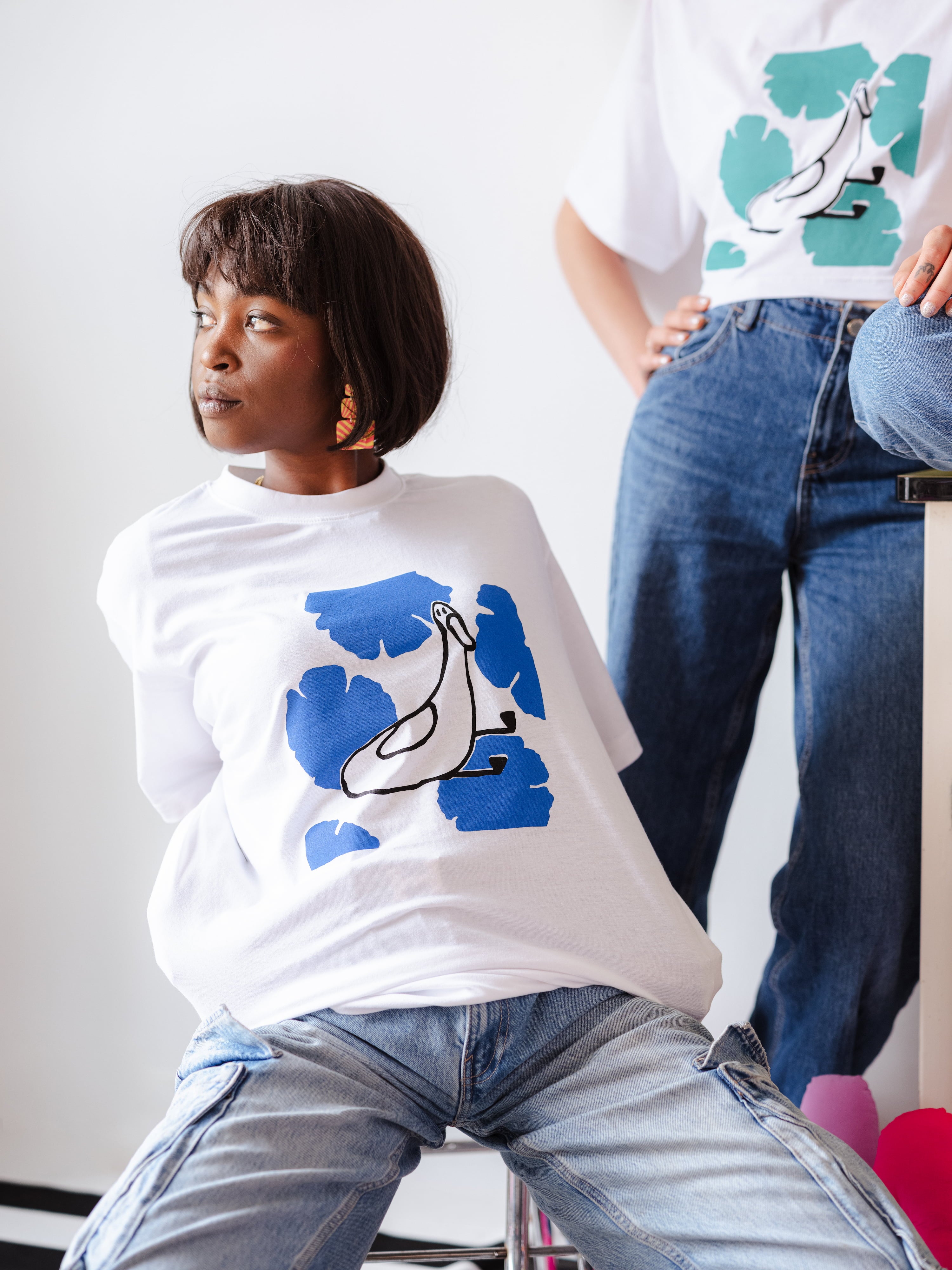 T-shirt Canard-Pivoines