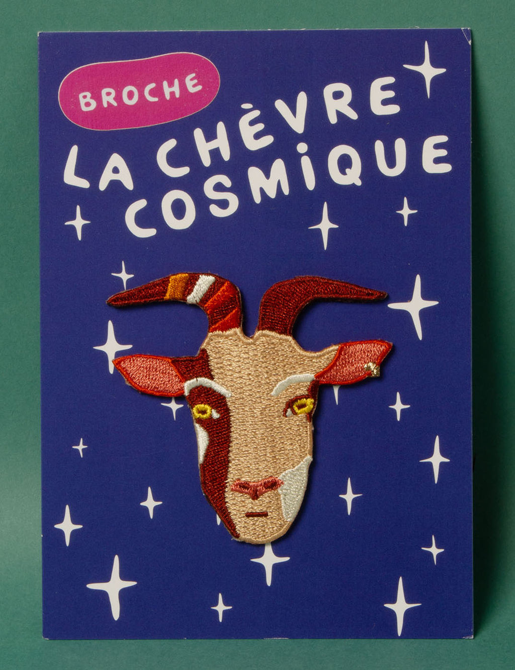 LA CHÈVRE COSMIQUE - broche