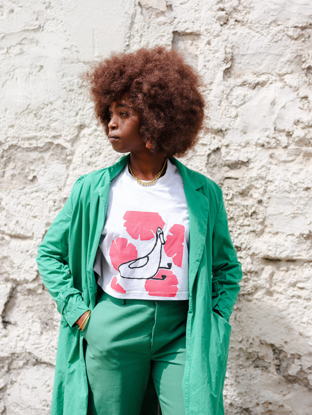 T-shirt Canard-Pivoines