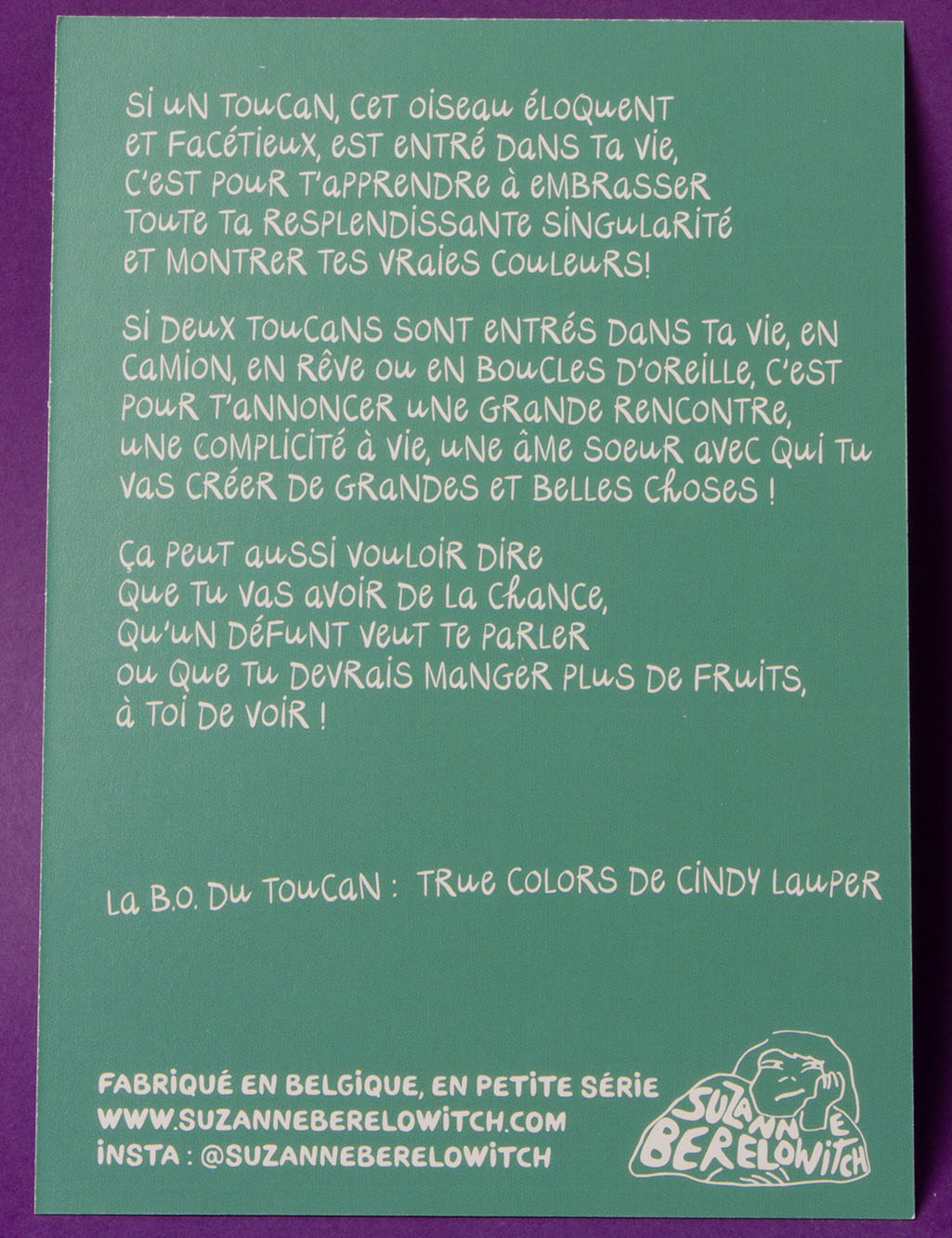 LE TOUCAN - patch thermocollant, broche