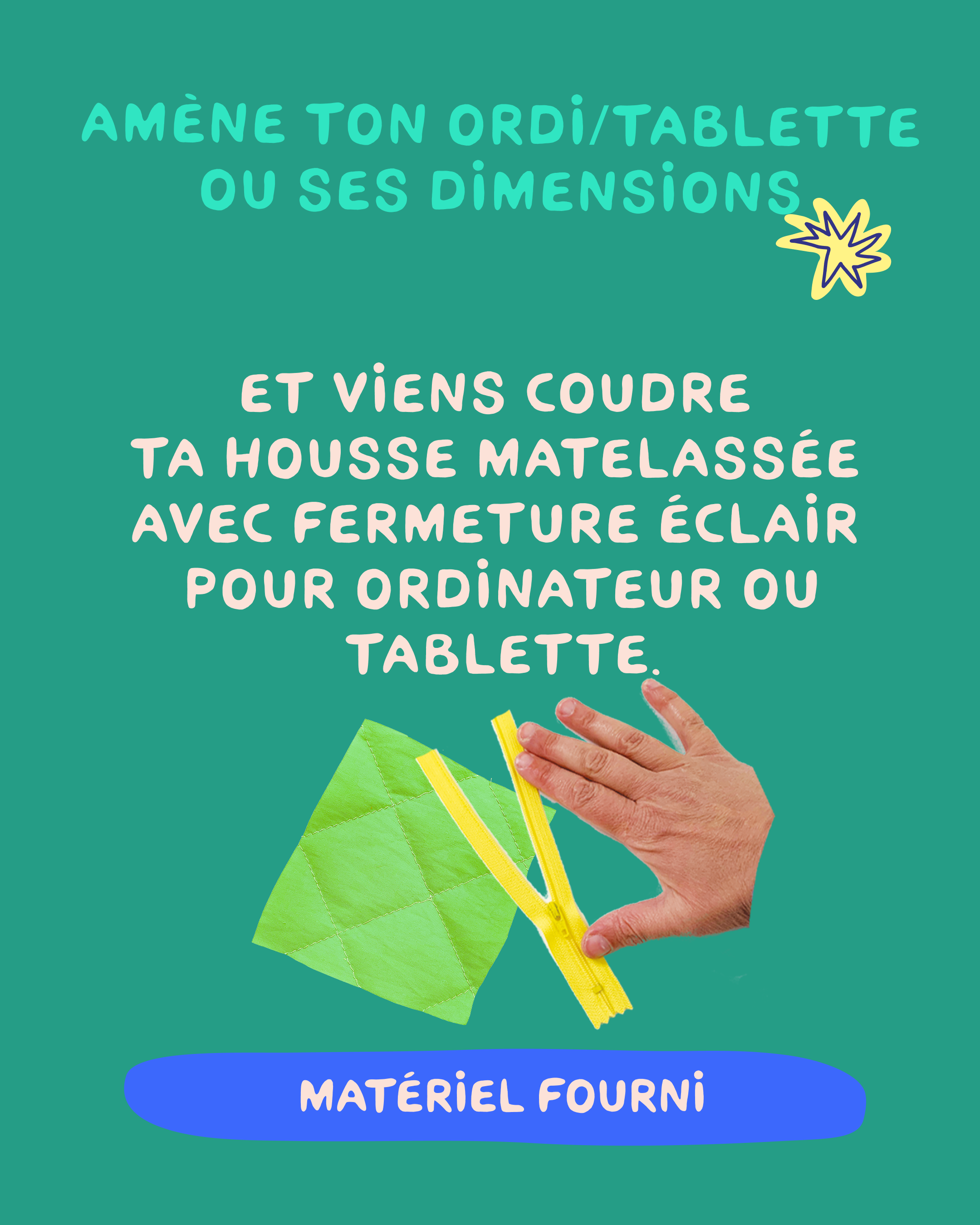 COUDRE UNE HOUSSE D'ORDINATEUR